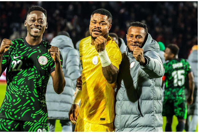 Super Eagles duo Osayi, Akor Adams celebrate Morocco’s AFCON 2025 final heartbreak