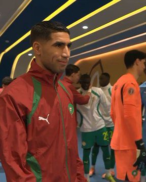 Morocco's skipper  Achraf Hakimi snatched Mendy's towel.