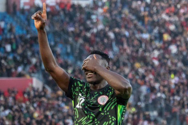 Super Eagles striker Akor Adams || Image credit: Imago