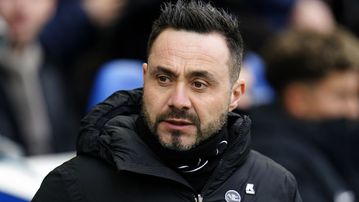 Furious Brighton boss risks ban after referee rant