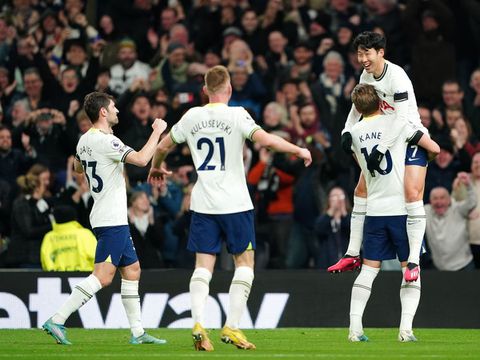 Son seals derby win to send Spurs into the top four