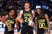 Team Jazz defeats Antetokounmpo brothers to win All-Star Skills Challenge