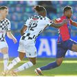 Kelechi Nwakali in full flight for Chaves against Boavista.