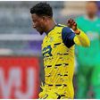 Nigeria international Usman Mohammed in action for Maccabi Bnei Reine.