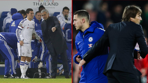Hazard explains the difference between Mourinho and Conte