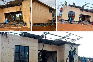 Kelvin Kiptum’s family house already in the final stages of completion on day four of seven-day marathon construction assignment