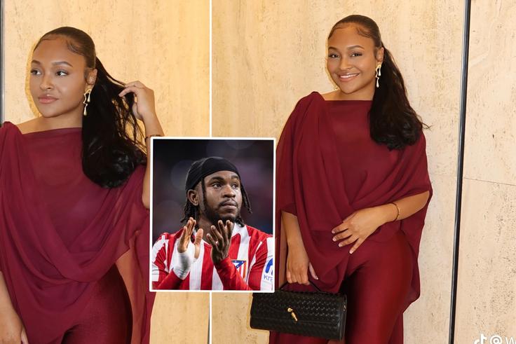 Ademola Lookman’s beautiful girlfriend shares Valentine’s Day photos amid breakup rumours