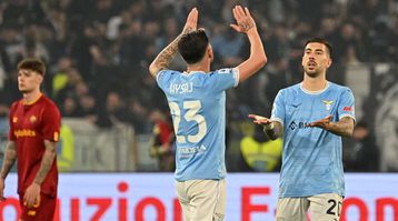 Lazio prevail against Mourinho's Roma in tense Rome Derby