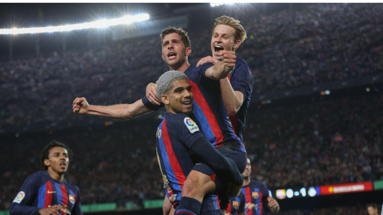 Barcelona beat Real Madrid in the El Clasico