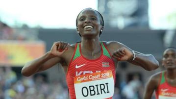 Hellen Obiri wins New York City Half Marathon in course record time