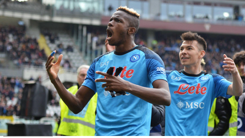 Osimhen breaks Simy's record as Napoli thrash Ola Aina's Torino