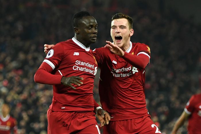 Liverpool's Andy Robertson has said the club do not miss former star player Sadio Mane