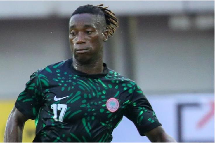 New Super Eagles star Papa Daniel in Kigali.