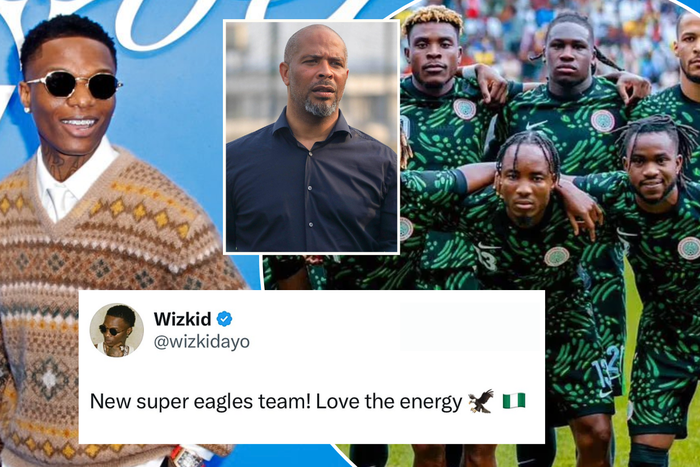Wizkid endorses Eric Chelle’s new-look Super Eagles ahead of do-or-die WC Qualifiers