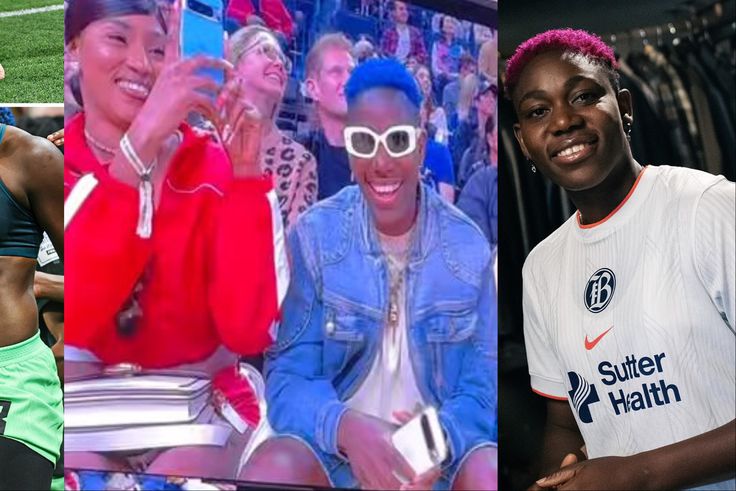 At Chase Center, Golden State welcomed Asisat Oshoala in their victory against the Milwaukee Bucks.