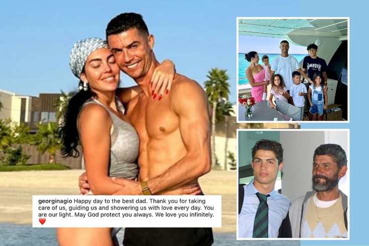 Georgina Rodriguez melts hearts with sweet message as Cristiano Ronaldo remembers his late dad on Father’s Day