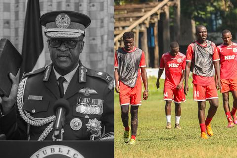 Kenyan football stands in solidarity with Ulinzi Stars following demises of KDF boss Ogolla & nine others