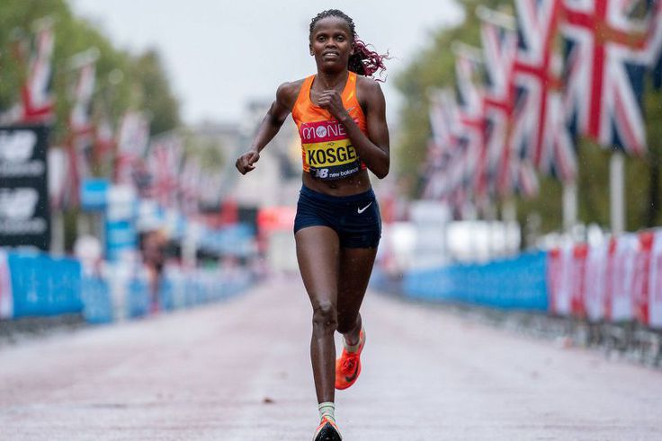 Brigid Kosgei seeks redemption in London after last year's heartbreaking exit