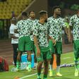 CHIDERA EJUKE, Wilfred Ndidi and UMAR SADIQ of Nigeria during the 2021 Africa Cup of Nations match between Guinea Bissau and Nigeria at Stade Roumde Adjia on January 19, 2022 in Garoua, Cameroon. (Photo by Imago Shengolpixs Tobi Adepoju