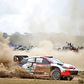 French rally driver Sebastien Ogier and co-driver Benjamin Veillas take part in WRC, Motorsport Rallye, 2022 Safari Rally at Soysambu in Naivasha, Nakuru County, Kenya.