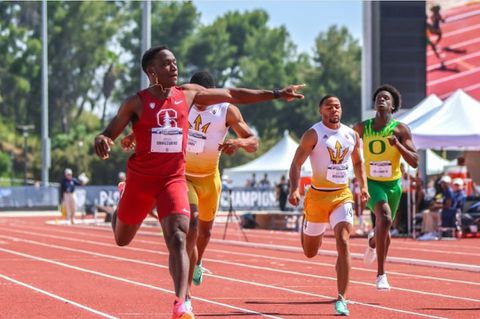 Udodi Onwuzurike bolts to 19.84s, becomes Stanford's first 200m champion in 84 years