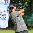 Junior golfer Ishan Samani in action
