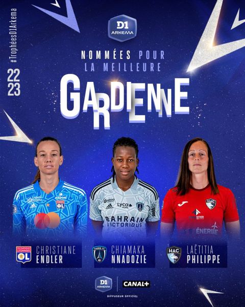 Chiamaka Nnadozie is one of five goalkeepers nominated for the goalkeeper award