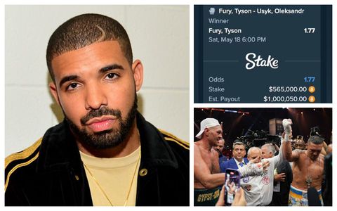 Fury vs Usyk: Back-to-back losses for Drake as he loses massive ₦830 million bet on Gypsy King