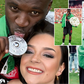 Victor Boniface’s girlfriend Rikke Hermine celebrates Leverkusen’s historic title