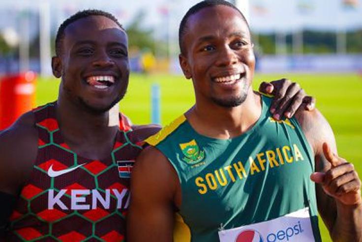 Ferdinand Omanyala forced to settle for second place as he loses to South Africa's Akani Simbine in Atlanta