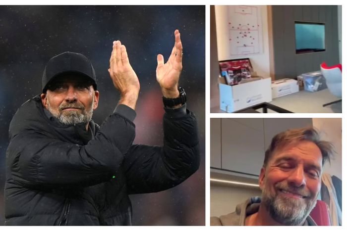 Jurgen Klopp gives fans a short trip to old office