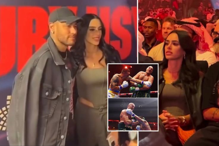 Fury vs Usyk: Neymar and Bruna Biancardi rekindle Romance rumours after attending Riyadh fight
