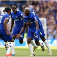 Chelsea players celebrate with Caicedo after he scored his first goal for Chelsea |Pulsesports.ng