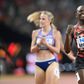 Mary Moraa reacts to achieving seasonal best 400m time at USTAF LA Grand Prix
