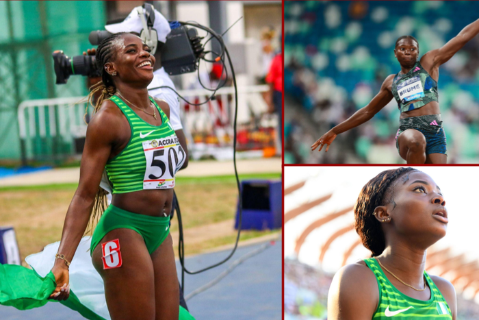 Tobi Amusan, Ese Brume, Favour Ofili all shine at the Adidas Atlanta City games || Image credit: Imago