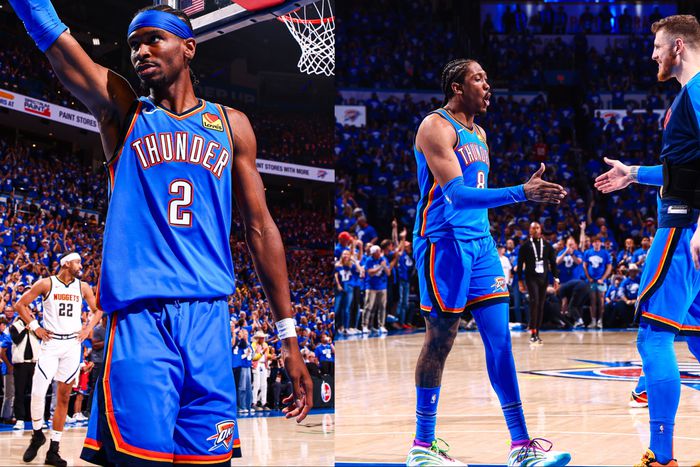 The Oklahoma City Thunder defeated the Denver Nuggets in Game 7 of the NBA Playoffs to face off against the Minnesota Timberwolves in the Western Conference Final.