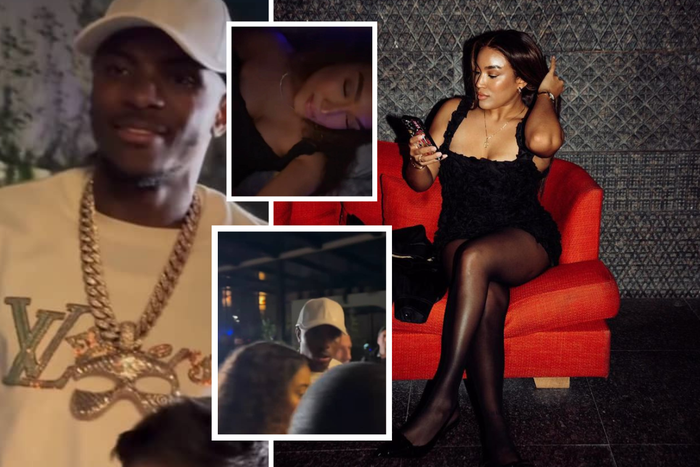 Victor Osimhen dorns multi-million naira bling on date night with his girlfriend Stefanie Ladewig to celebrate Galatasaray's title win