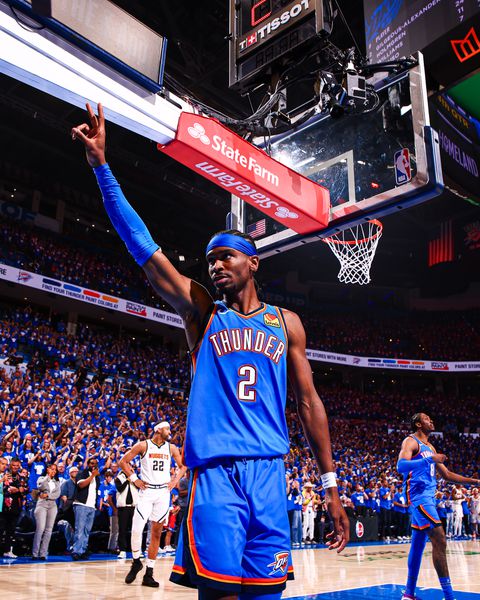 The Oklahoma City Thunder defeated the Denver Nuggets in Game 7 of the NBA Playoffs to face off against the Minnesota Timberwolves in the Western Conference Final.