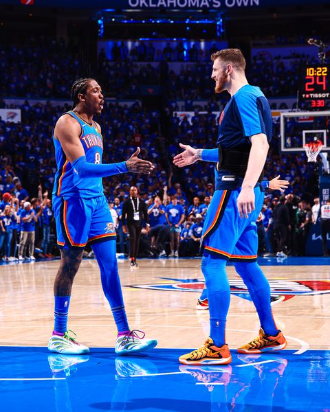 The Oklahoma City Thunder defeated the Denver Nuggets in Game 7 of the NBA Playoffs to face off against the Minnesota Timberwolves in the Western Conference Final.