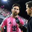 Lionel Messi speaking after an Inter Miami game || Image credit: World soccer talk