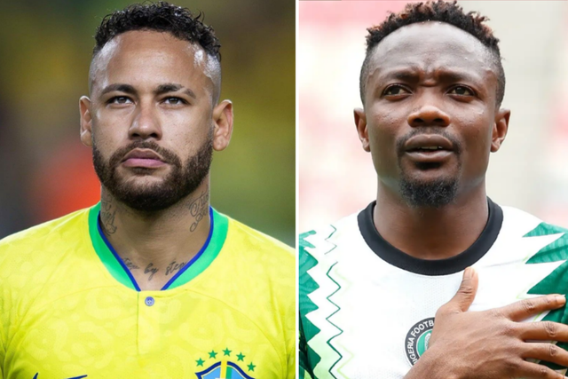 If it was Ahmed Musa - Nigerians blast influencer for equating Super Eagles legend with Neymar's Brazil selection