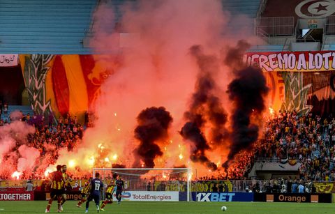 WATCH: Fan killed, chainsaw in the stadium and fires as chaos mar CAF Champions League ties
