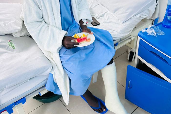 Mwamba RFC winger Idriss Shariff.