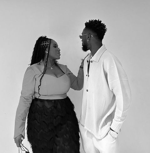 Ndidi's wife, Dinma Fortune, is a year older, and the Super Eagles anchorman is in a celebratory mood.