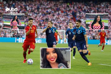 Ivana Knoll: World Cup 'sexiest fan' in stunning pose as she cheers Croatia in UNL