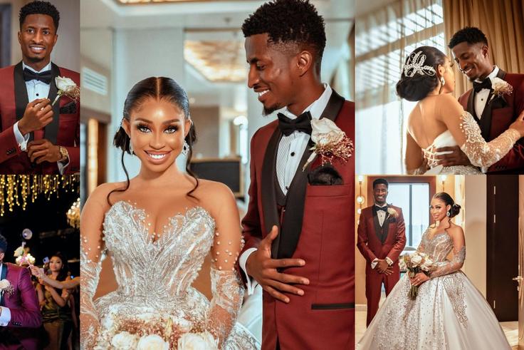 Olayinka is back in Nigeria with his wife, Nollywood star Yetunde Barnabas.
