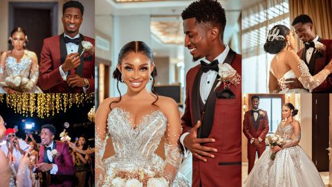 Peter Olayinka: Super Eagles star and Nollywood wife celebrate 2nd wedding anniversary