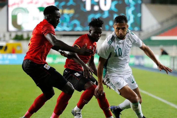 Uganda vs Algeria in AFCON qualifying match.