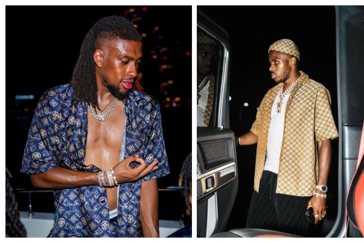 Victor Osimhen and Alex Iwobi go clubbing