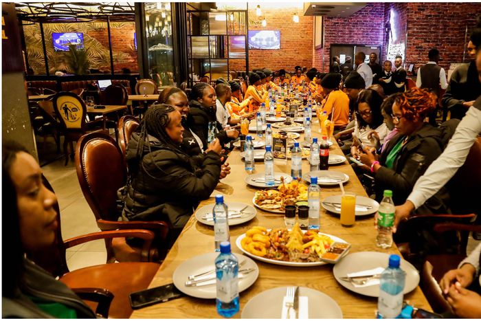 Zambia's Copper Princesses hosted to dinner after getting FIFA U17 Women's World Cup ticket.